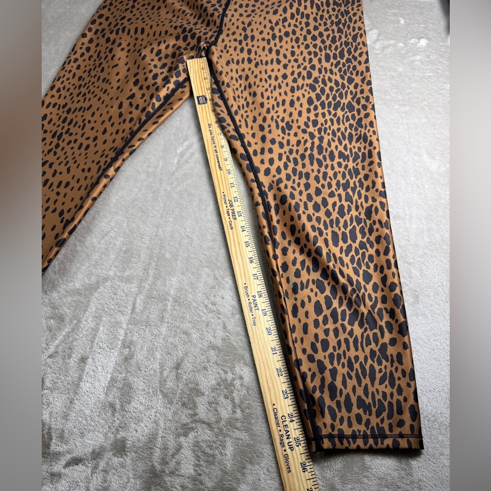 Good American‎ Leggings Women's Size 6 / 3XL Core Strength High Waist Cheetah - Picture 11 of 15